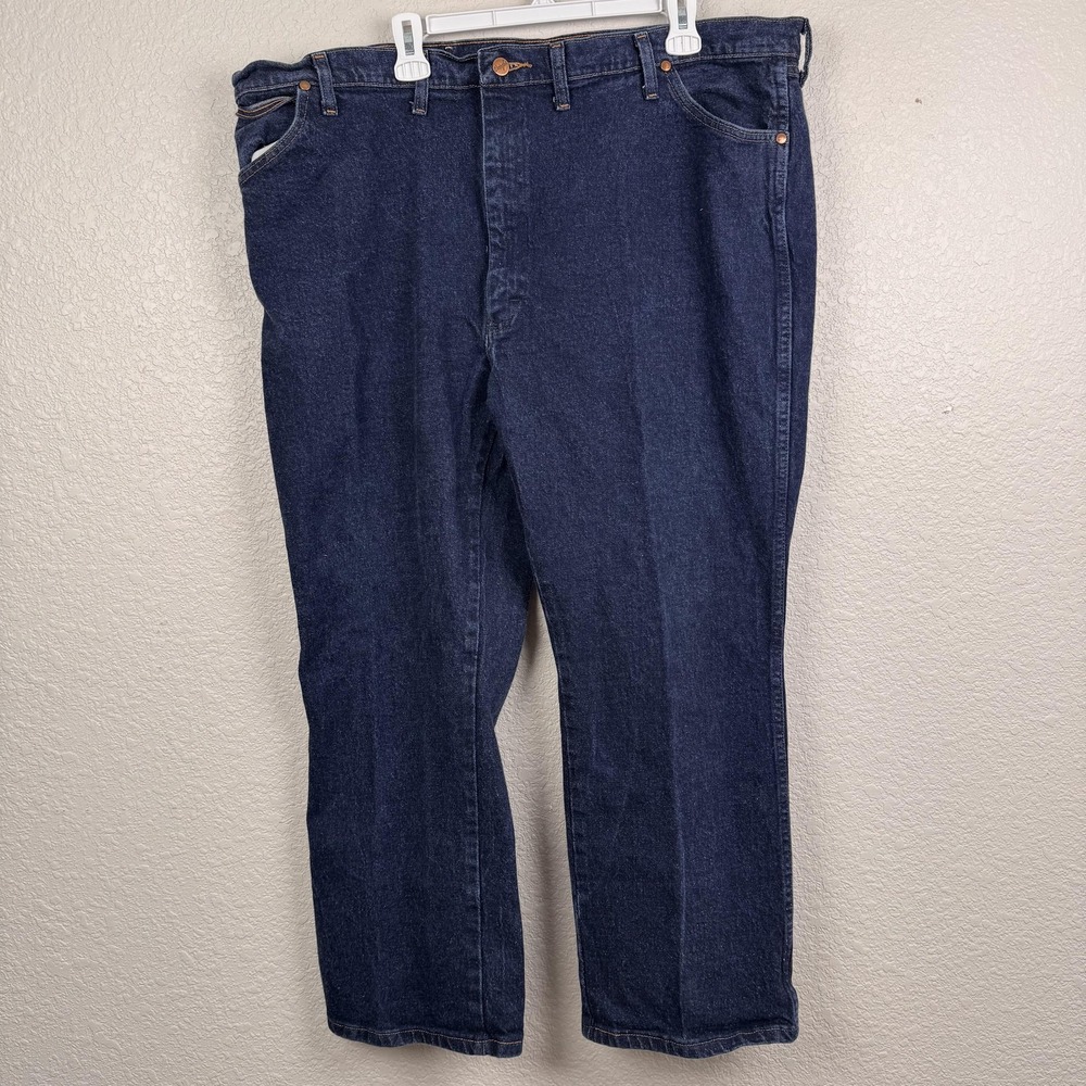 Wrangler Jeans Mens 48x30 (45x27) Denim Stretch Regular Fit 5 Pocket 947STR Blue